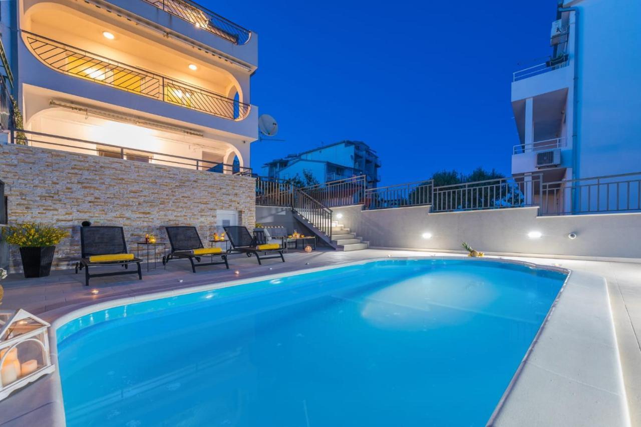 Villa Seaview With Pool - Apartment Yellow Trogir Eksteriør bilde